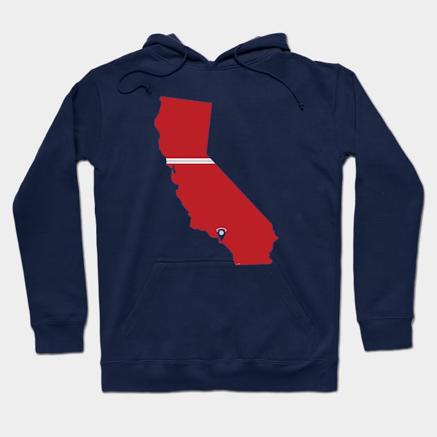 Los Angeles (Anaheim) Baseball Hoodie by doctorheadly